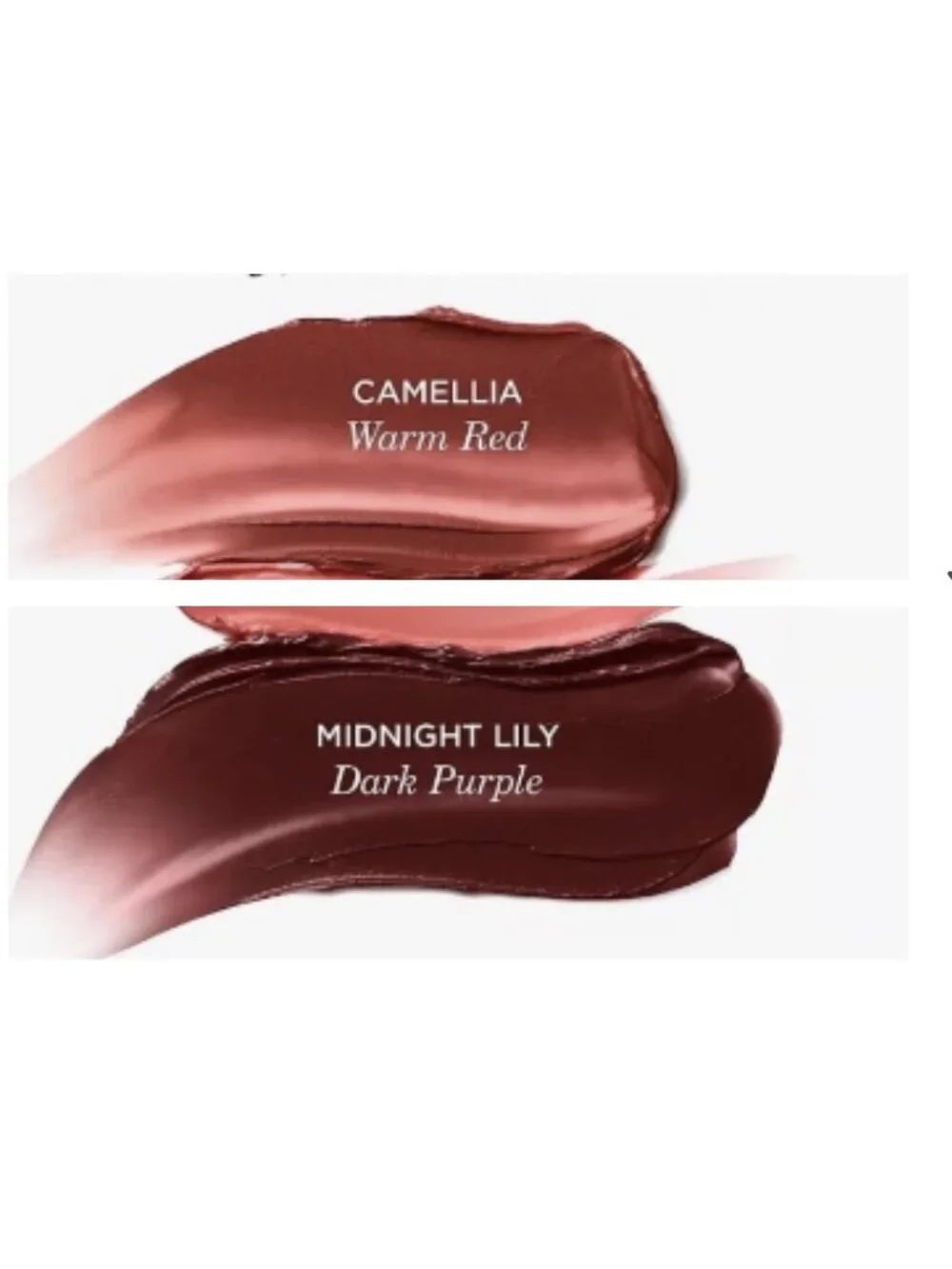 Tatcha 2-Pc Lot The Kissu Lip Tint SPF 25 Midnight Lily & Camellia
